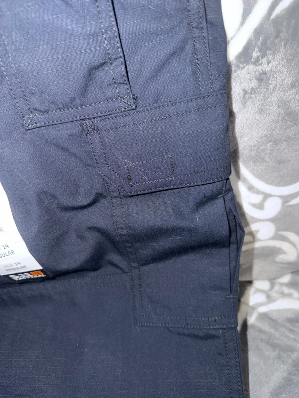 5.11 Tactical Women's Navy Cargo Pants with Utility Pockets - Picture 8 of 10